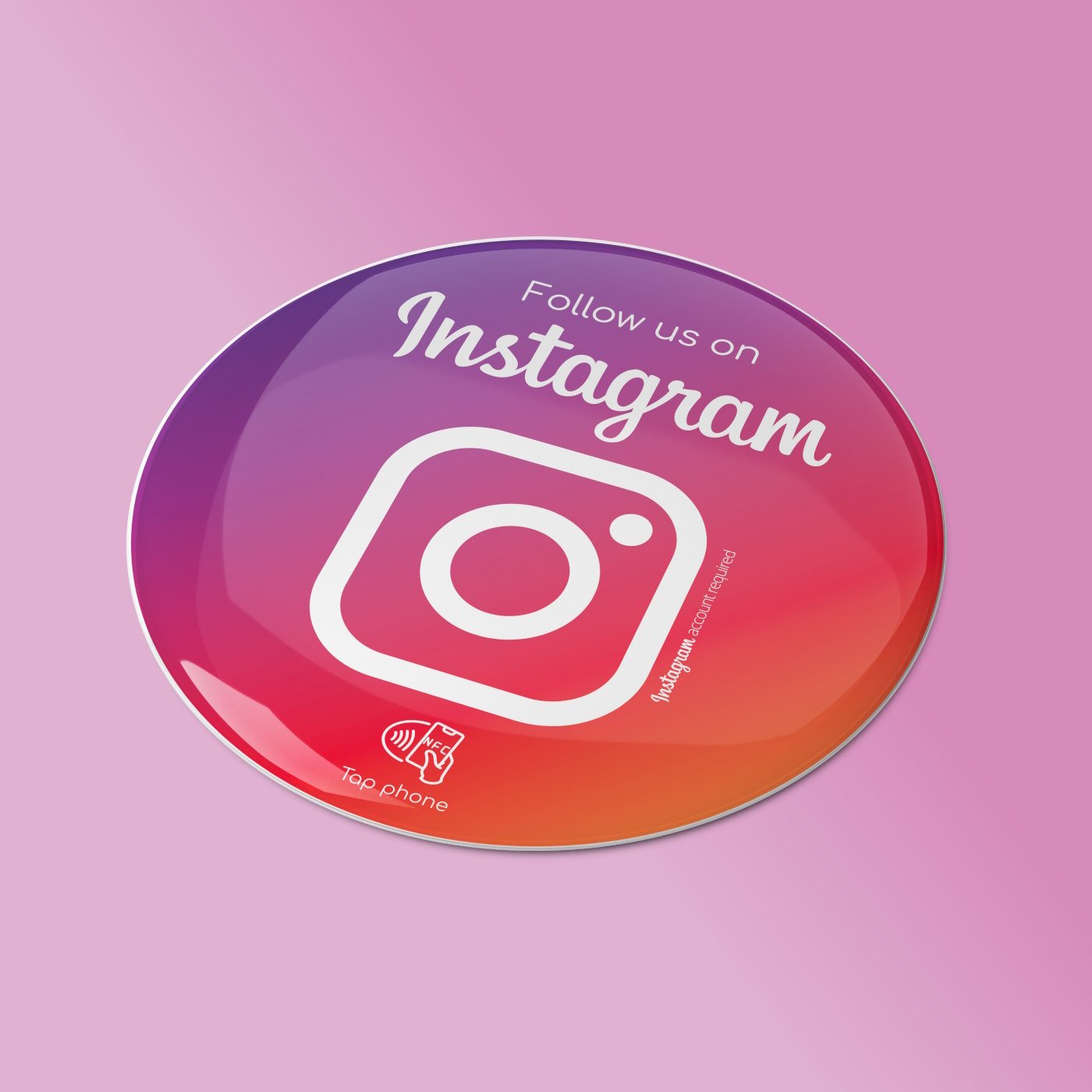 Pulsante d'azione del tag NFC di Instagram