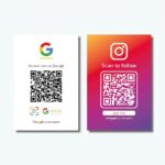 Google & Instagram Starter Business Card - QR Code