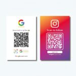 Google & Instagram Starter-visitekaartje - QR-code
