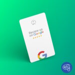 Google Review NFC visittkort "Tap" med Google Review QR-kode