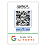 Google Sticker with review QR code & Google score with Google Review QR Code - Image 2