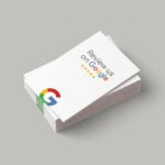 Google Recension QR kod visitkort standard