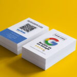 Review us on Google business card "Minimal"