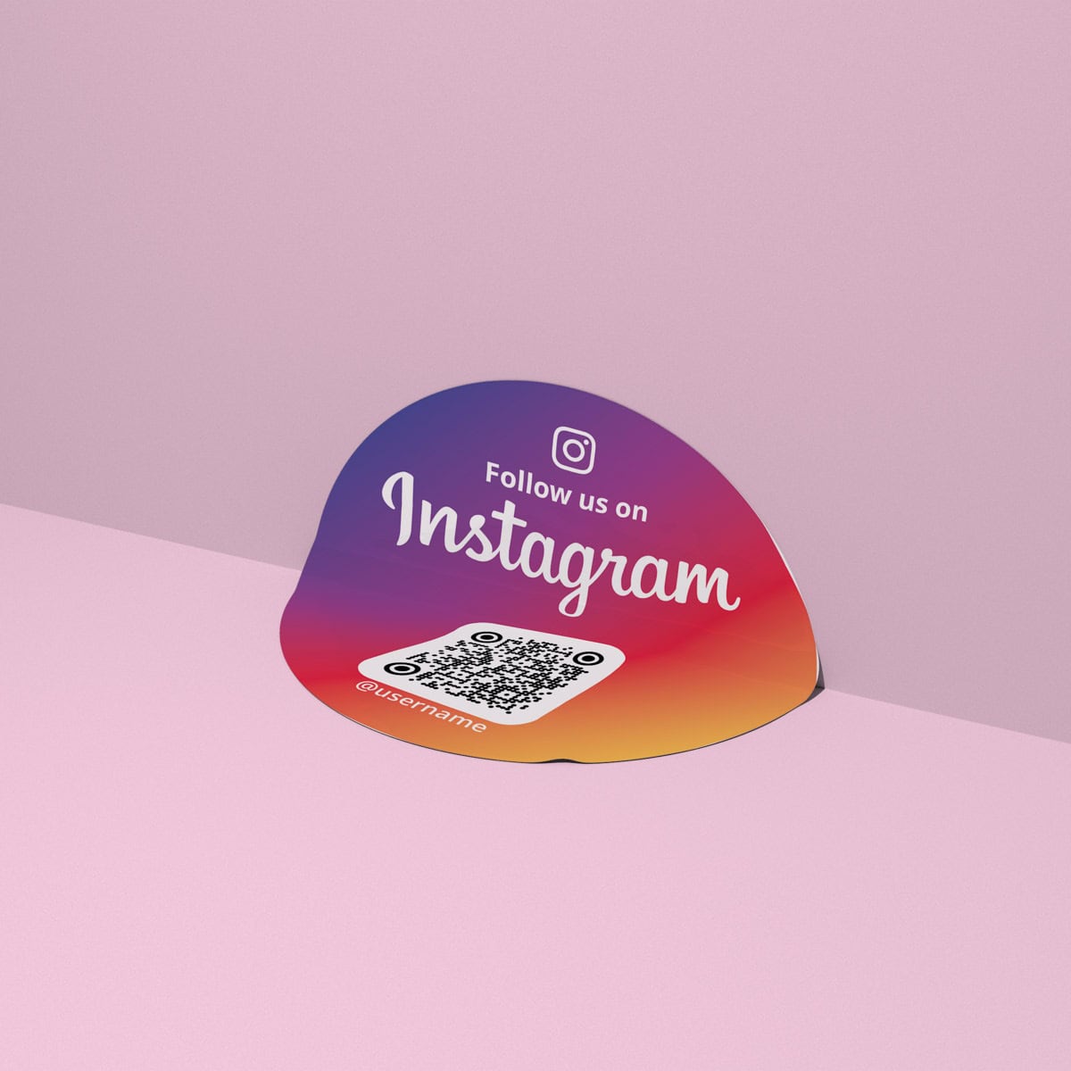 Instagram QR Étiquettes autocollantes de code Couleur du rouleau – Image 3