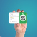 Google Review Business Card Icon "Refresh" with Google Review QR with Google Review QR Code - Image 3