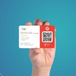 Google Review Business Card Icon "Refresh" with Google Review QR with Google Review QR Code - Image 4