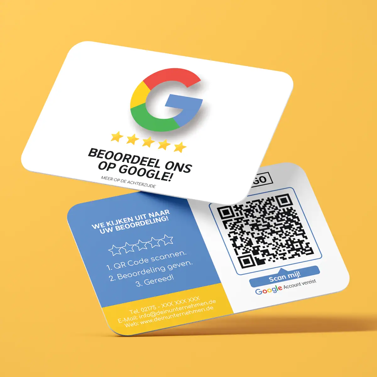 VISITENKARTE-Quer-Icon-DU-mock-up.png Google Review visitekaartjepictogram met Google Review QR-code - Afbeelding 1