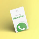 WhatsApp Chat NFC visittkort "Tap"