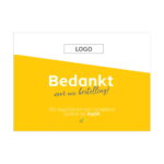 kiyoh "Bedankt voor je bestelling!" kaart yellow - Afbeelding 2