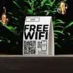 WIFI QR Kode Bordstativ Fed - Billede 4