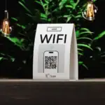 WIFI QR Supporto tabella codici Pulito - immagine 2