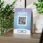 WIFI QR Code Table Stand Fancy - Image 3