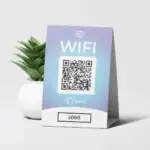 WIFI QR Code Table Stand Fancy - Image 4