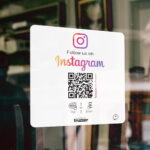 Instagram NFC Klistermärke "Square" med Instagram QR-kod - Bild 3