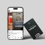 Śledź nas na Instagram metalowa wizytówka NFC „Tap” - obrazek 2