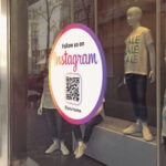 Seguici su Instagram Adesivo Pulito