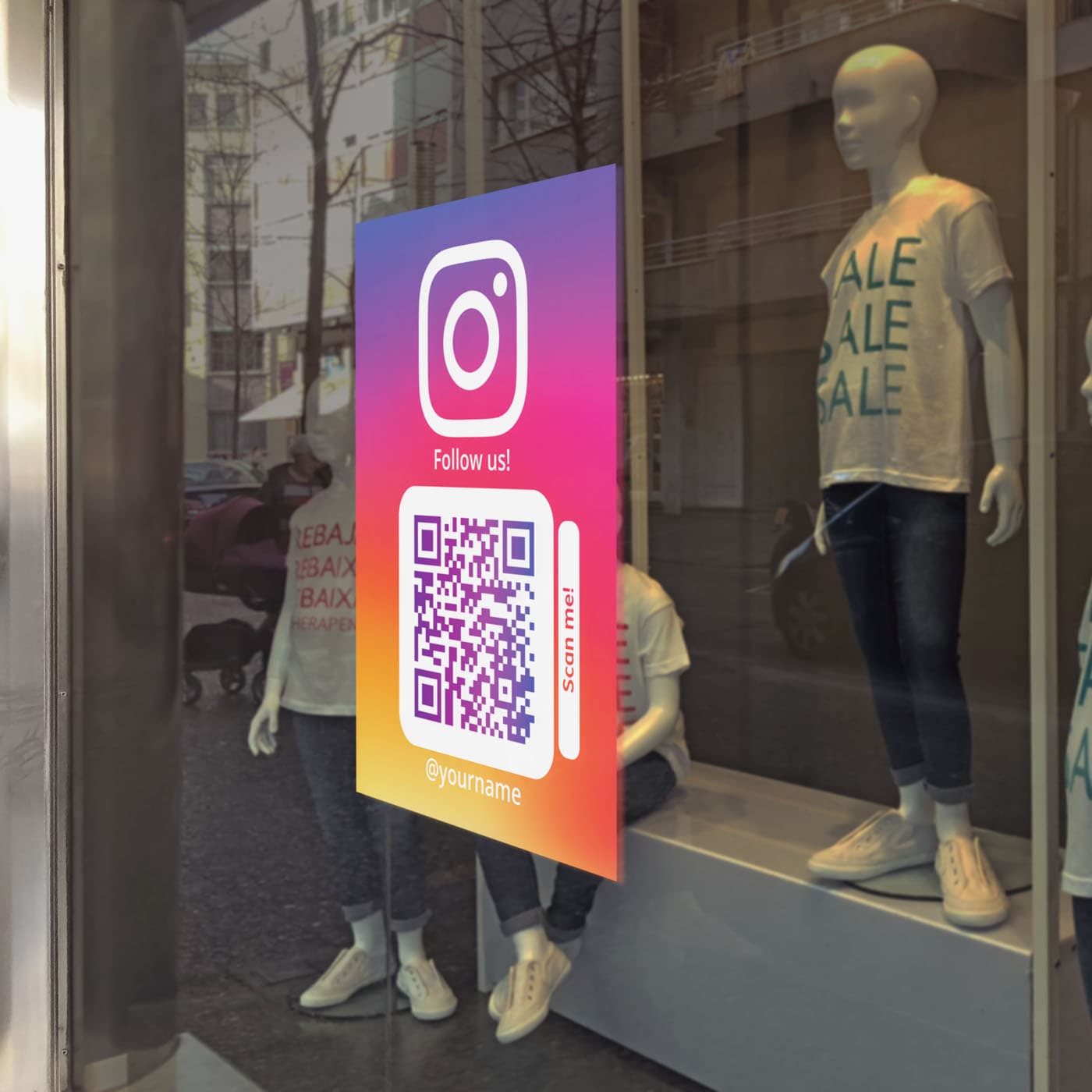 follow-us-on-instagram-sticker-qr-code-truzzer-4-von-6-1.jpg Follow us on Instagram Sticker rectangle - Image 1