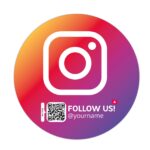 Seguici su Instagram Colore icona adesivo - immagine 2