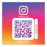 Suivez-nous sur Instagram Autocollant Carré – Image 2