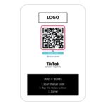 Följ oss på TikTok Visitkort "Clean" - Bild 3