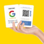 Google Review Business Card "clean" with Google review QR Code - Image 3