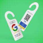 Reseñanos sobre el colgador de puerta de hotel Google con el código QR de revisión Google - Imagen 2