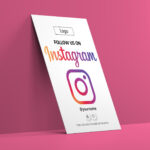 Follow us on Instagram Card "Clean"