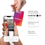 Follow Us On Instagram NFC Business Card "Tap" - Image 2
