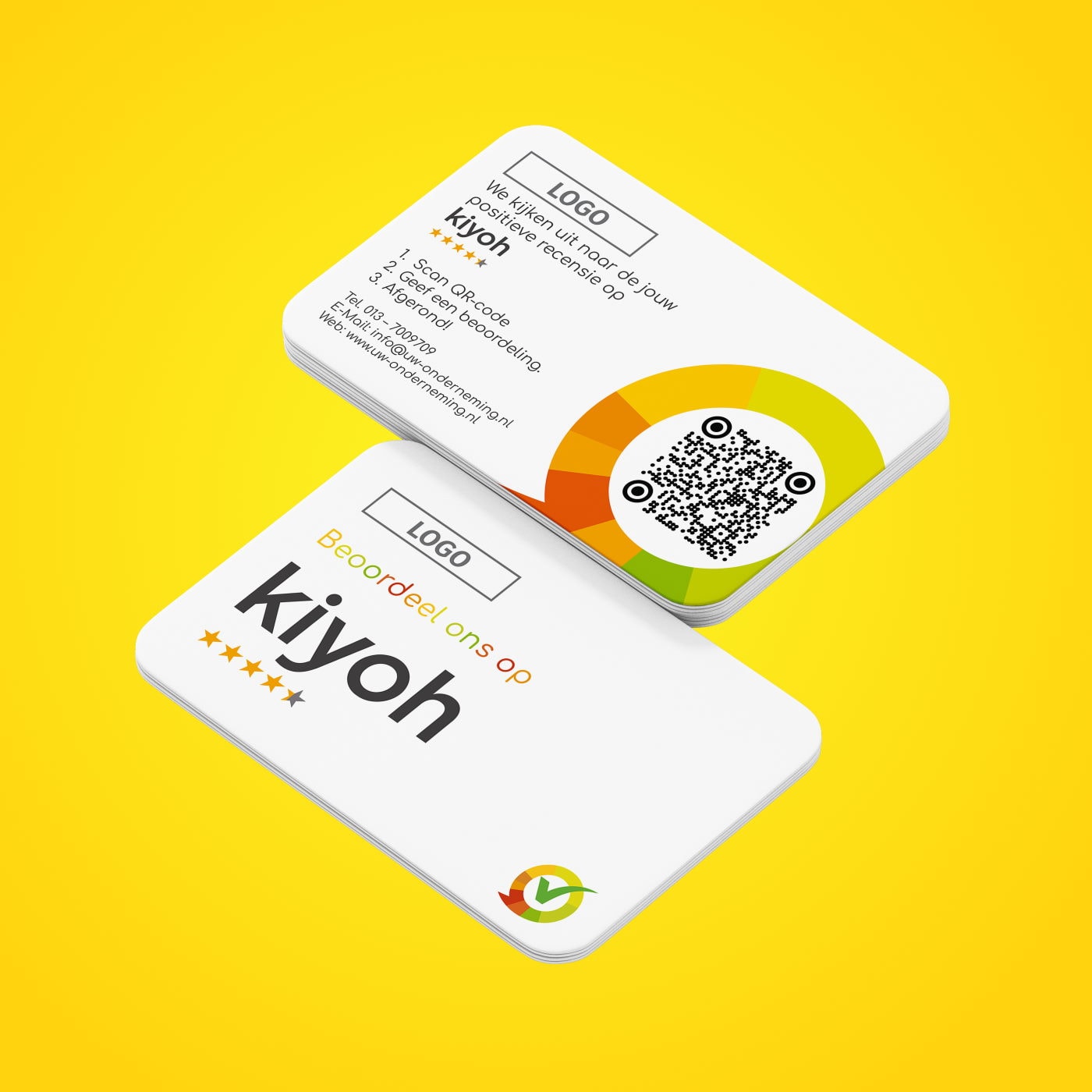 kiyohreview-business-card-s kiyoh beoordeling visitekaartje - Afbeelding 1