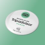 TripAdvisor-recensie NFC-tag Actieknop