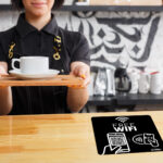 WIFI NFC-klistremerke "Square" med QR-kode - Bilde 4