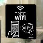 WIFI NFC-klistremerke "Square" med QR-kode - Bilde 2