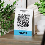 PayPal Pagar QR Tabla de códigos Actualización de marca de tienda - Imagen 2