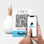 PayPal Pagar QR Tabla de códigos Actualización de marca de tienda - Imagen 3