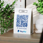 PayPal Pay QR Code Table Tent - Image 3