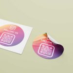 Instagram Follower QR Code Sticker Label Roll - Image 3