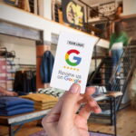 Google Review Business Card "clean" with Google review QR Code - Image 2