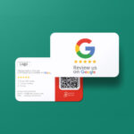 Google Review Business Card Icon "Refresh" with Google Review QR with Google Review QR Code - Image 9