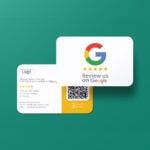 Google Review Business Card Icon "Refresh" with Google Review QR with Google Review QR Code - Image 10