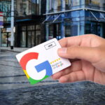 Google Review Business Card Iconic with Google review QR Code