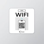 WIFI QR Codice adesivo Pulito