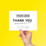 Thank you card with Google review QR code - Image 2