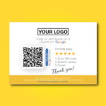 Thank you card with Google review QR code - Image 4
