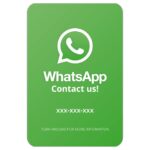 Carte de visite WhatsApp avec code QR – Image 2