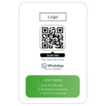 Carte de visite WhatsApp avec code QR – Image 3