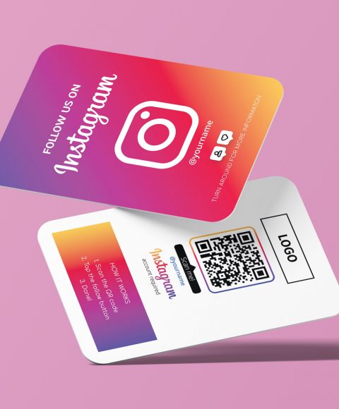 follow us in instagram business color card qr code truzzer (3 von 4)